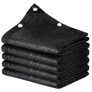 Thickened Black Sunshade Net Anti-Aging Heat Insulation Roof Balcony Outdoor Garden Plant Protection Net Privacy Screen