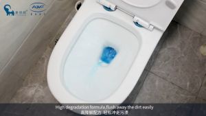 10pcs Magic Auto Toilet Bowl Flush Cleaner Blue Bubble Flush Bathroom Clean Individual Packaging Pembersih Tandas