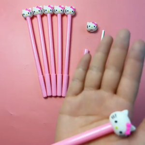 0.5MM Cats Claw Gel Pen Blk Ink 1PC Cartoon Pen School Stationery