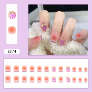 CHUBEISHI | Kids Wearable Nail Stickers Long Medium Style School Use 2025 New Model Cat Eye 8