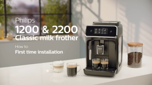 BẢO HÀNH 2 NĂM - Máy pha cà phê Espresso Americano tự động và Capuccino Latte. Thương hiệu Hà Lan cao cấp Philips - EP1221/69