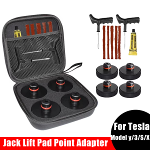 For Tesla Rubber Lifting Jack Pad Adapter Tool for Tesla Model 3/Y/S/X 2017-2024 Accessories Tire Repair Tool Lifting Jack Pad