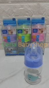 Pretty Baby Botol Susu Bayi Ukuran Mini 60ml Untuk Bayi Baru Lahir New Born Model Transparan Bahan PP Tebal Berkualitas BPA Free Aneka Warna
