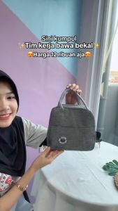 Tas bekal / Tas Makan / Kotak Makan / lunch box Alumunium oil  / LCB 8