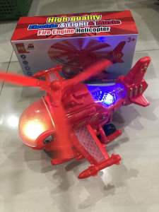 Mainan Helikopter Polisi Suara dan Lampu