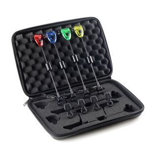 Chuông Báo Cá JSFUN Carp Fishing Swingers Với Đèn LED 4 Màu Đầu Nối Thay Nhanh Trọng Lượng Treo Điều Chỉnh Được Chuông Báo Cá.
