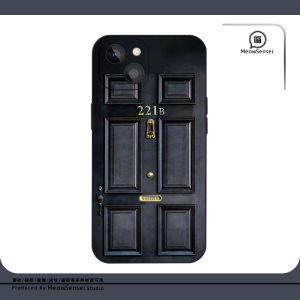 Becks Street 221B Sherlock Holmes Unique Silicone Phone Case Full Cover Glass Liquid Absorption Anti-Fall Compatible with pro Max