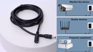 1M 1.5M 2M 3M 5M 10M 15M 20M 30M DC Power Extension Cable Copper Core 24AWG w/ Male & Female Jack
