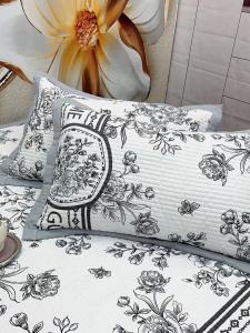 Comfortable Breathable Double Layer Quilted Cotton Pillowcase Multi-Functional High End Nursery Universal Four Seasons Pillow Cover