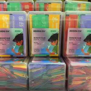 forsso | Ultra Fine Portable Individual Pack Toothpicks Dental Floss