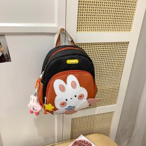 Cute Rabbit Cartoon Backpack for Girls Boys Kindergarten School Bag 2025 New Design Double Shoulder Study Travel Bag