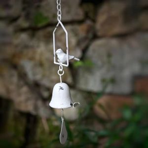 จี้ลมรูปนกน้ำหนักน้ำดื่มเหล็กหล่อ ตกแต่งสวน โรงเรียนอนุบาล ตกแต่งตัวตั้ง จี้ลมติดผนัง สไตล์ชนบท