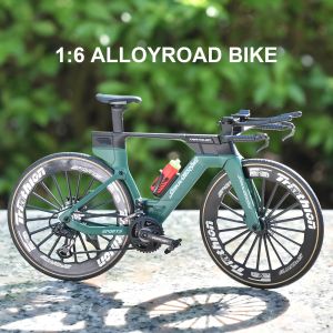 Realistic 6 Alloy Road Bike Model - Collectible Toy for All Ages Ideal Gift for Halloween Christmas And Birthdays