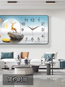 Modern home clock mural Wall clock for living room Clock wall design Dining room silent clock decorative painting