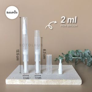 2ml Twist Pen Transparent with Brush / Foundation/ Teeth Whitening