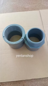 Ren ngoài ren trong ống nhựa pvc phi 60mm phi 75mm