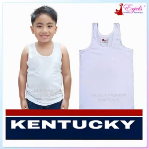 Pack of 3pcs Kentucky Sando Plain White for Kids Legit Good Quality
