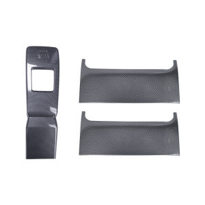 Kick Protection Backseat Shield Carbon Fiber Texture Accessory
