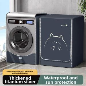 Defasilk | Waterproof Sun Protection Dustproof Cover for Front-Loading Washing Machine
