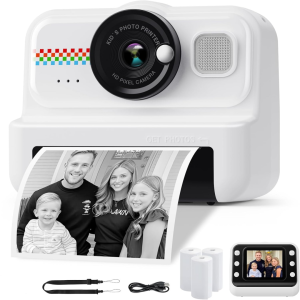 Digital Children Camera Photography Instant Print Photo 1080P HD Video Recorder Mini Thermal Printer Educational Birthday Gifts