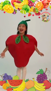 [SG Seller] 🍎 Kids Costume Fruits and Vegetables Cosplay Fruit Party Halloween Children Roleplay