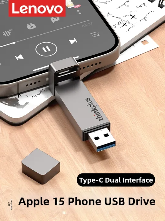 Lenovo | Solid State Dual USB-C Flash Drive For iPhone 15