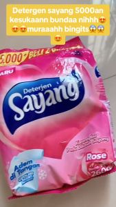 Detergen Bubuk Sayang 260gr  |  Sabun Cuci Bubuk Sayang