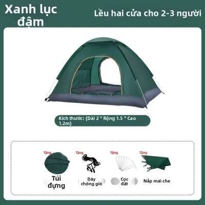 Lều Gia Đình Tự Động Chống UV và Côn Trùng cho 3-4 Người