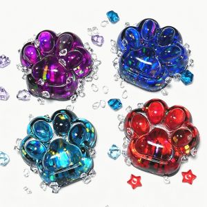 Squishy Cat Paw Squeeze Fidget Toys Kawaii Sticky Squishies Stress Ball Toy ASMR Sensory Anti Stress Toys for Adults