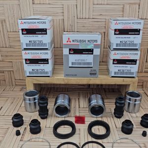 PISTON BLOK REM CAKRAM + KALIPER KIT RODA BELAKANG PAJERO DAKAR 2016 SAMPAI 2019 1SET