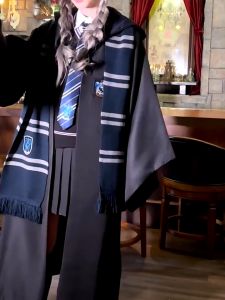 HPot Cosplay Costume Harrys Costume Robe Cloak Tie School of Witchcraft and Wizardry Cosplay Clothin