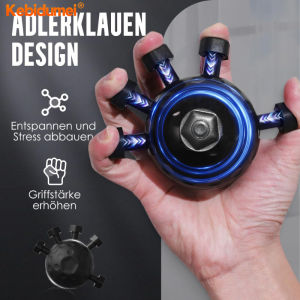 Kebidumei 2 cái vòng xỏ ngón tay giữ điện thoại tiện lợi sức mạnh Enhancer 45kg năm Vòng xỏ ngón tay giữ điện thoại tiện lợi sức mạnh bóng massage có thể điều chỉnh dụng cụ tập luyện sức mạnh tay bài tập sức mạnh