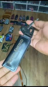 Gantungan kunci mobil dompet stnk wadah sarung kartu pengaman kunci motor motif waterproof anti air keyless smartkey