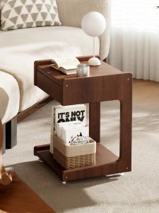 ZHUSHANXIA | Ultra-slim Movable Bedside Cabinet with Drawer