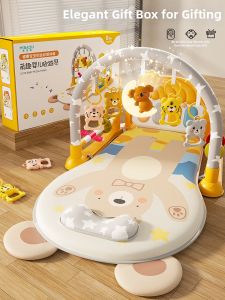 TEMiTANGMI | Lie-to-Play Piano Gym Baby Toy for 0-1 Year Olds