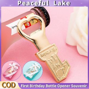 【Fast Delivery】 First Birthday Corkscrew Keepsake Durable 1th Anniversary Gift Corkscrew Souvenir Bottle Opener Souvenirs Giveaways for all Occasion