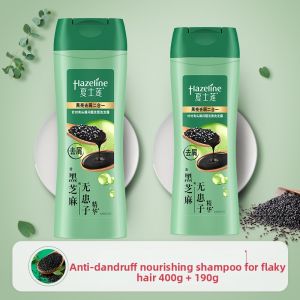Men Women Anti-Dandruff Oil Control Black Brightening Nourishing Shampoo