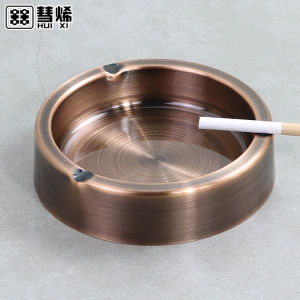 ถ้วยบุหรี่ขนาดใหญ่ทำจากเหล็กไนลอนสำหรับใช้ในบ้าน สำนักงาน ห้องนั่งเล่น สำนักงาน บุหรี่กันลม สไตล์จีนดั้งเดิม ถ้วยบุหรี่แบบสร้างสรรค์