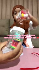 Paket Isi 3 Busy Jar Montessory Baby