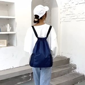 Balo dây rút học sinh sách vỡ thể thao đựng bóng siêu to 50*44*18*cm [Ảnh thật]