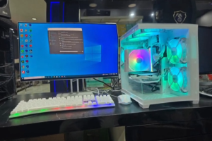 PC GAMING LENGKAP CORE I5 12400F NVME 256GB VGA 4GB FULLSET SAMSUNG 24