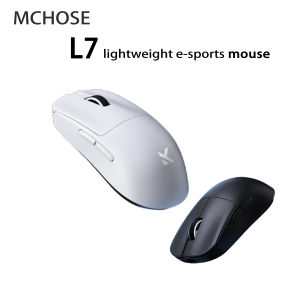 MCHOSE L7 Pro Wireless Gaming Mouse L7 Ultra PAW3395 26K Sensor Dual 8K Polling 39g Ultra-Lightweight2.4GHz RF/BT/Wired Tri-Mode