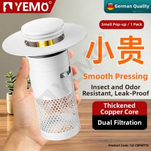 YEMO | Odor Preventing Filter Drain Press and Bounce Core Universal