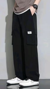 Celana Cowok Cewek Kargo Panjang Dewasa Model Boho Korean style