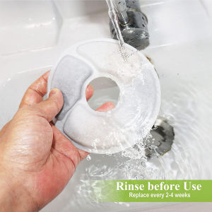 1/6PC Pet Drinking Fountain Flower Filter Water Activated Carbon Filter Mesh Replacement For Cat Dog