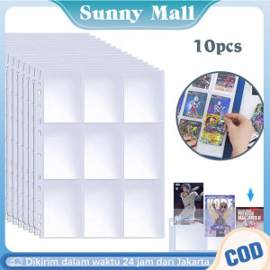 9 Pockets A4 Binder Sleeve 10pcs A4 Clear Sleeve Photocard Sleeves Card Collection Album Pages