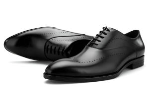 Handmade Oxford Dress Shoes Full-Grain Leather for Men Daily Business Shoes