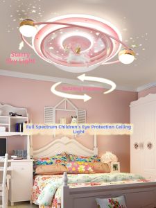 DENGSHI | Eye Protection Creative Childrens Bedroom Ceiling Light