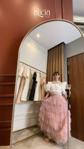 Alicia Couture - Eva Skirt -  Ethereal Garden - Skirt Wanita Korean Style