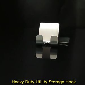 Bathroom Hook Hanger Shaving Holder Storage Hook Multi Purpose Adhesive Hooks Wall Rack Hooks Simpanan Pencukur 剃须刀收纳支架